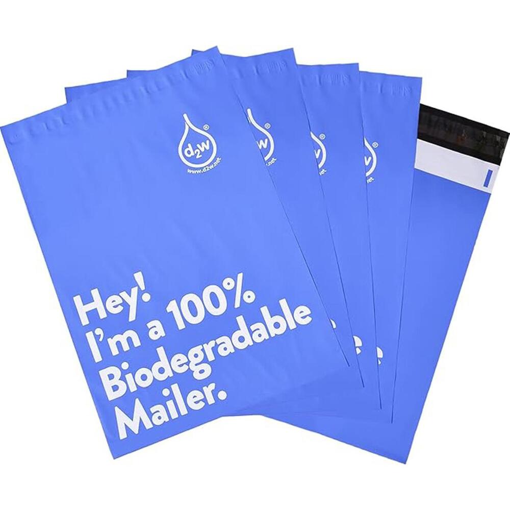 Polymailer Envelopes (10) 10"x13" - BIODEGRADABLE - Blue